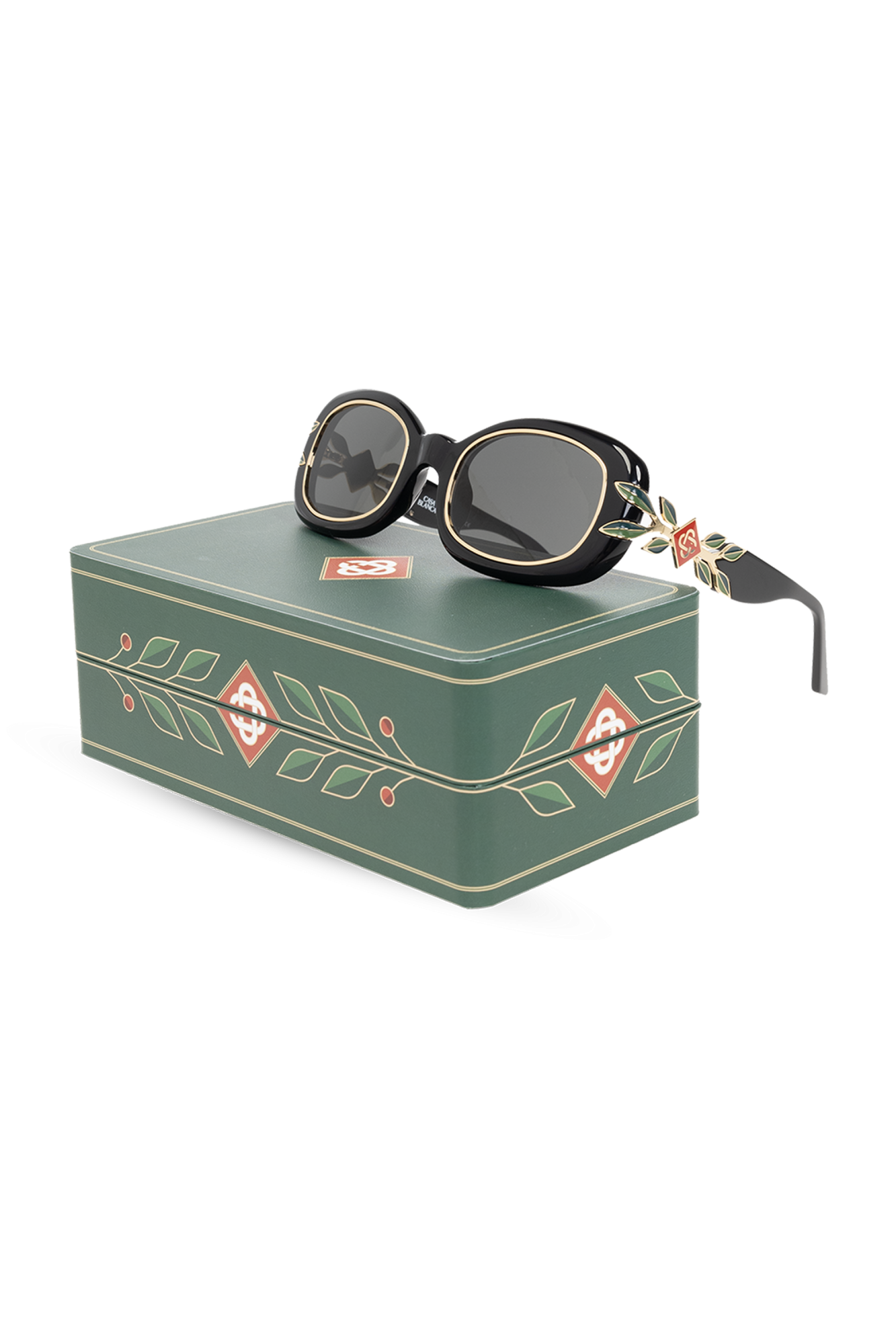 【関税込み】Casablanca ブラウン Laurel サングラス Men's Accessorie | tinted cat-eye sunglasses Rosa